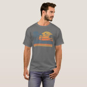 バハマビーチサマーバケーションサンセットヴィンテージ70s R Tシャツ (正面フル)