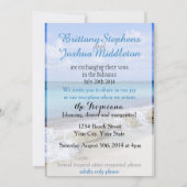 バハマビーチショア結婚ズ 招待状 (裏面)