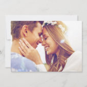 バハマビーチ宛先ウェディング日付を保存 セーブザデート (裏面)