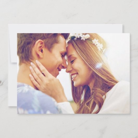 バハマビーチ宛先ウェディング日付を保存 セーブザデート (裏面)