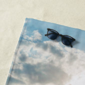 バハマビーチ引用文スカイアベイズピースイン ビーチタオル (インサイチュ)