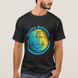 バハマビーブスセーリングヨットいかりキャプテンエクスマ Tシャツ