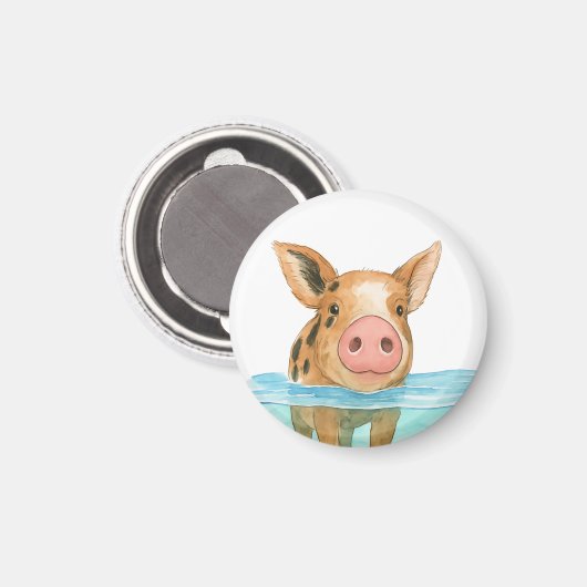 バハマピグバケーション2025お土産ファミリーギフト マグネット (正面/裏面)