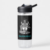 バハマフィットネスとバハマの紋章/国旗 ウォーターボトル (左面)