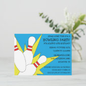 バハマブルー7-10スプリットボーリング誕生パーティー 招待状 (スタンド正面)
