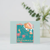 バハママップバハマポストカードバケーションクルーズ ポストカード (スタンド正面)