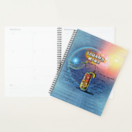 バハマママカクテル(12ドリンクレシピセット#8) プランナー手帳