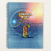 バハマママカクテル(12ドリンクレシピセット#8) プランナー手帳 (正面)