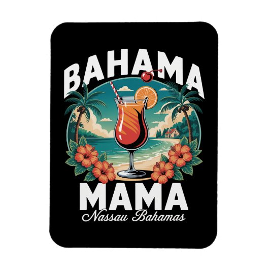 バハマママナッソー マグネット (縦)