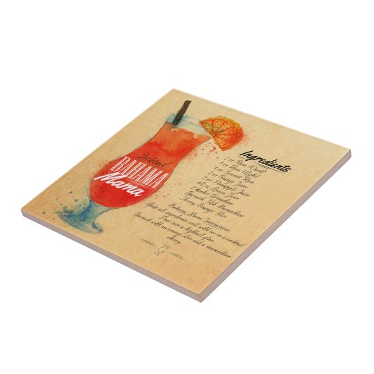 バハママレシピ タイル (側面)