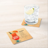 バハママ紙コースター スクエアペーパーコースター (インサイチュ)