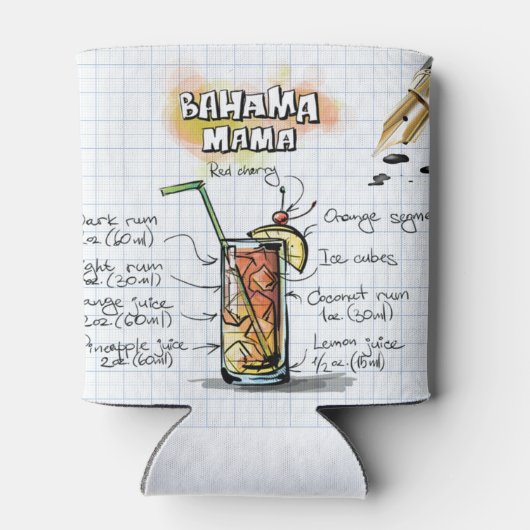 バハママ 缶クーラー (裏面)