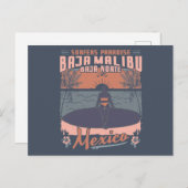 バハマリブメキシコ – ビッグウェーブサーフィン ポストカード (正面/裏面)