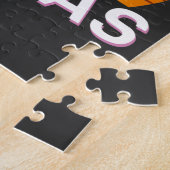 バハマヴィンテージパームツリーズサマービーチ ジグソーパズル (側面)