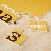 バハマヴィンテージ古い旅行プリント。 ジグソーパズル (側面)