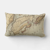 バハマヴィンテージ図（1823年） ランバークッション (裏面)