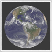 バハマ上空のハリケーン・アイリーンと完全な地球。 シール (正面)