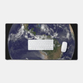 バハマ上空のハリケーン・アイリーンと完全な地球。 デスクマット (キーボード&マウス)