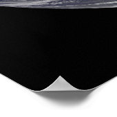 バハマ上空のハリケーン・アイリーンと完全な地球。 ポスター (角)