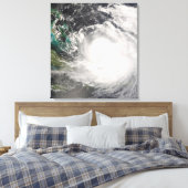 バハマ上空のハリケーン・ハンナ キャンバスプリント (インサイチュ (寝室))