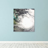 バハマ上空のハリケーン・ハンナ キャンバスプリント (インサイチュ (ウッドフロア))