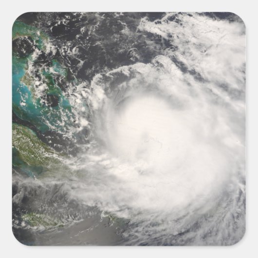 バハマ上空のハリケーン・ハンナ スクエアシール (正面)