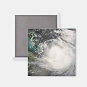 バハマ上空のハリケーン・ハンナ マグネット (正面/裏面)