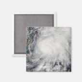 バハマ上空の熱帯性風雨 マグネット (正面/裏面)