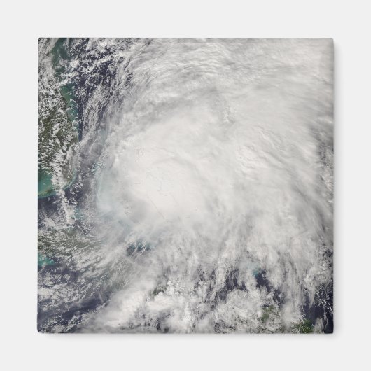 バハマ上空の熱帯性風雨 マグネット (正面)