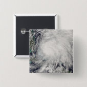 バハマ上空の熱帯性風雨 缶バッジ (正面&裏面)