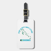 バハマ北アメリカ国 ラゲッジタグ (正面縦)