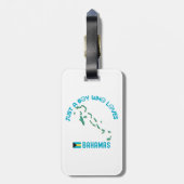 バハマ北アメリカ国 ラゲッジタグ (裏面縦)