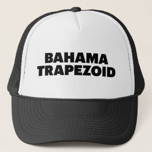 バハマ台形おもしろいトラック帽 キャップ
