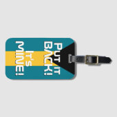 バハマ国おもしろい旗 ラゲッジタグ (正面横)