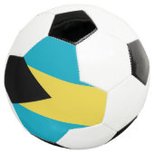バハマ国旗で愛国的なサッカーボール サッカーボール (3/4)