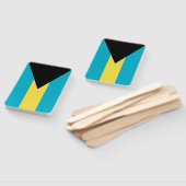 バハマ国旗とハンドファンのセット ハンドファン (組立なし)