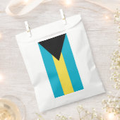 バハマ国旗とバッグに賛成 フェイバーバッグ (クリップ留めされた状態)