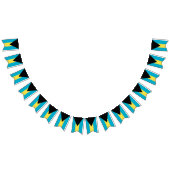 バハマ国旗とパーティーバハマ国旗/結婚式 バンティングフラッグ (全)