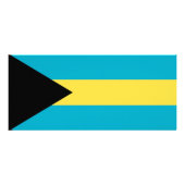 バハマ国旗とラックカード ラックカード (裏面)