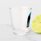 バハマ国旗のエンブレム動揺してヴィンテージ ショットグラス (左)