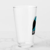 バハマ国旗のエンブレム動揺してヴィンテージ タンブラーグラス (右)