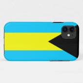 バハマ国旗のケース Case-Mate iPhoneケース (裏面(横))