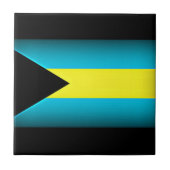 バハマ国旗のダークエッジ タイル (正面)