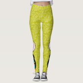 バハマ国旗の休日Ms.ペンギン語 レギンス (正面)