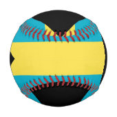 バハマ国旗を持つ愛国的な野球ボール 野球ボール (正面)