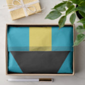 バハマ国旗を持つ愛国的ティッシュペーパー 薄葉紙 (ギフト)