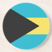 バハマ国旗を掲げたコースター コースター (正面)