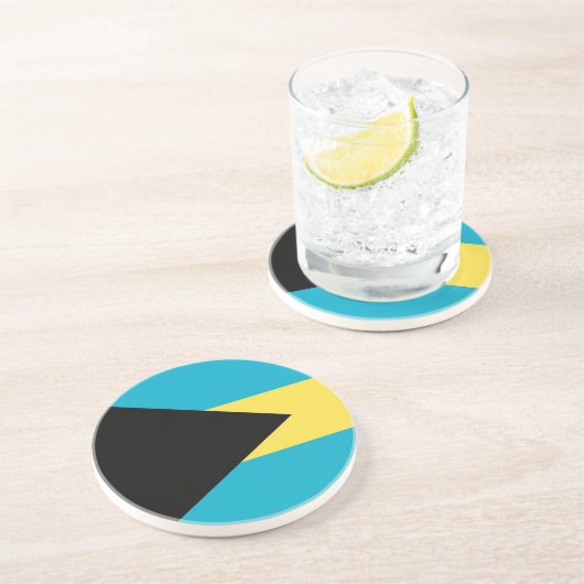 バハマ国旗を掲げたコースター コースター (側面)