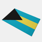 バハマ国旗を掲げたドアマット ドアマット (アングル)