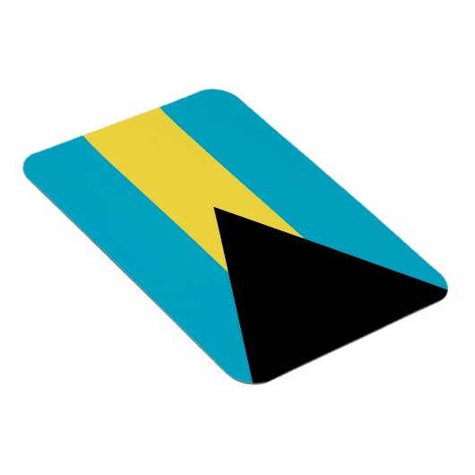 バハマ国旗を掲げた愛国的なフレキシブル磁石 マグネット (右側)